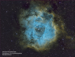 NGC2237 Rosettennebel (Hubble Farbpalette)